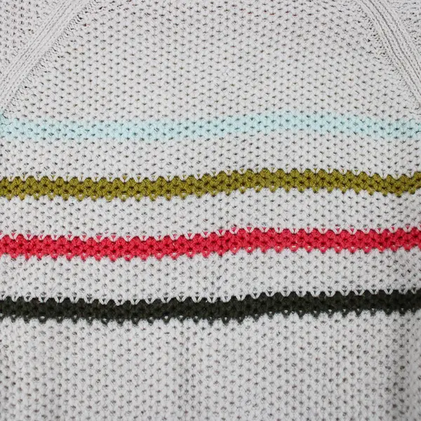 Sonoma Multicolor Striped Off-White Knit Sweater Women's Medium