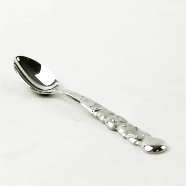 Set of 2 Vintage Birthday Bear Baby Spoons Collectible Flatware