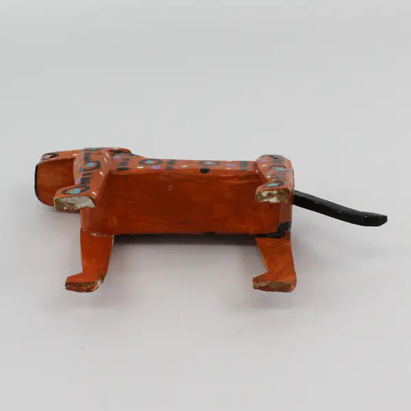 Hand Carved Alebrije Style  Lion Figurine 4.5"