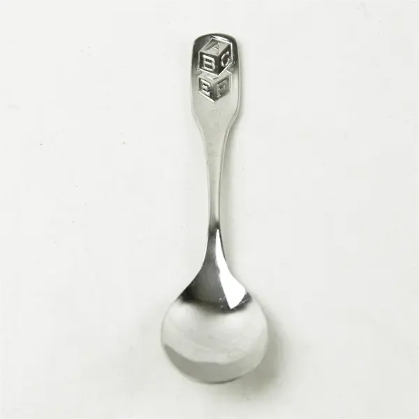 Towle Baby Spoon w/ ABC Blocks Handle Infant Feeding Utensil