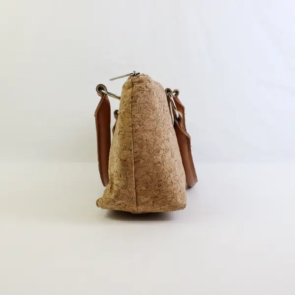 Primeware Inc. Cork Insulated Wine Bag, Zipper Closure with Corkscrew