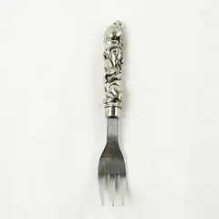 Arthur Court Bunny Baby Fork 4.75in Child-Size Utensil Good Pre-Owned