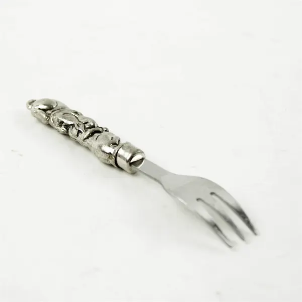 Arthur Court Bunny Baby Fork 4.75in Child-Size Utensil Good Pre-Owned