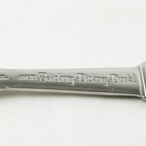Vintage Avon Hickory Dickory Dock Stainless Steel Spoon 5" Made in Japan