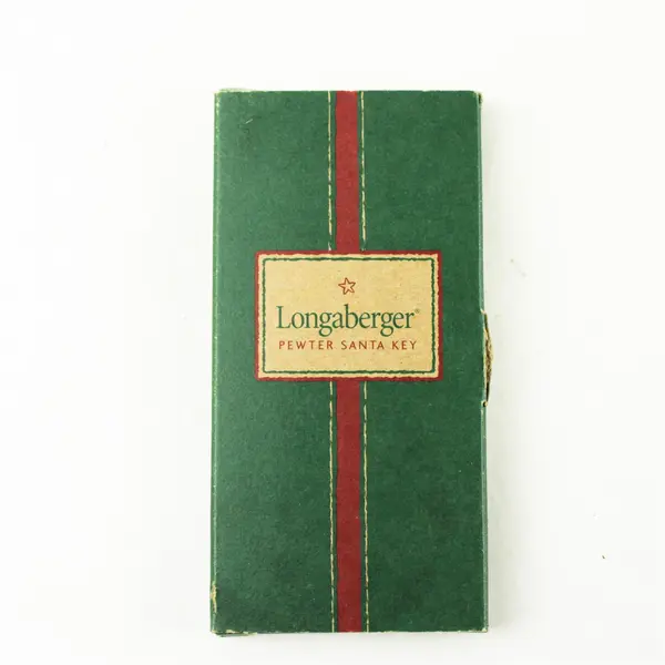 Longaberger 2001 Pewter Santa Key