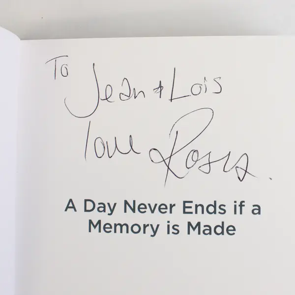 A Day Never Ends if a Memory is Made, Ross Roberts HC Book 2023