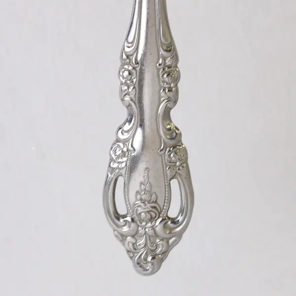 Lot Of 2 Oneida Silver Brahms Pattern SS Medium Serving Forks 8.5" Rare