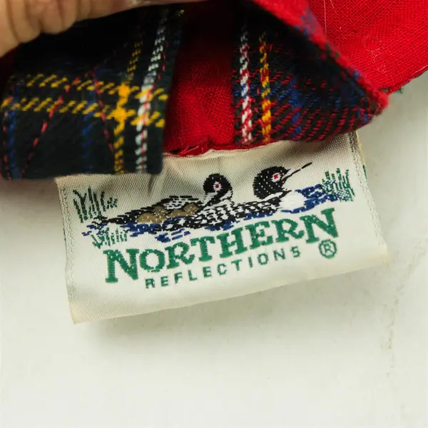 Lot of 3 Plaid Christmas Stockings Holiday Mantel Decor