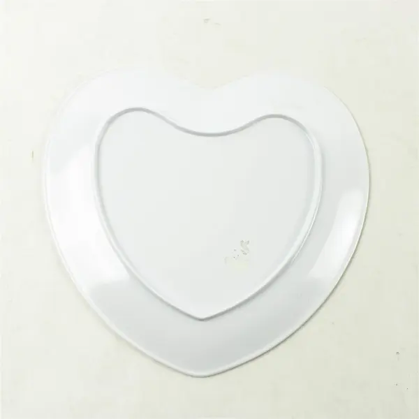 Disney Princess Heart-Shaped Child Plate Zak Designs Belle Snow White Cinderella