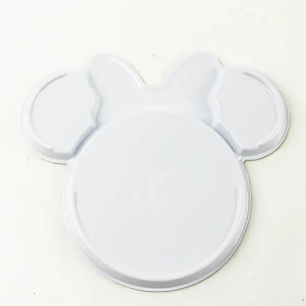 Minnie Mouse Face Plate with Glitter Bow Disneyana Collectible Decorative