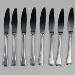 Lot of 8 Oneida Maddox Dinner Knives Stainless Flatware