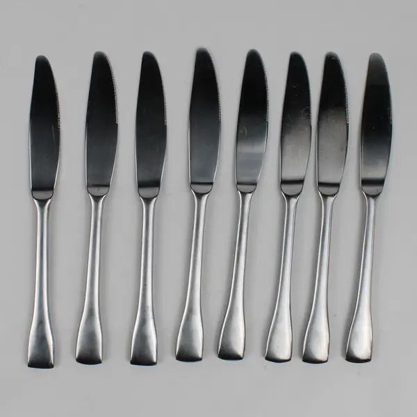 Lot of 8 Oneida Maddox Dinner Knives Stainless Flatware