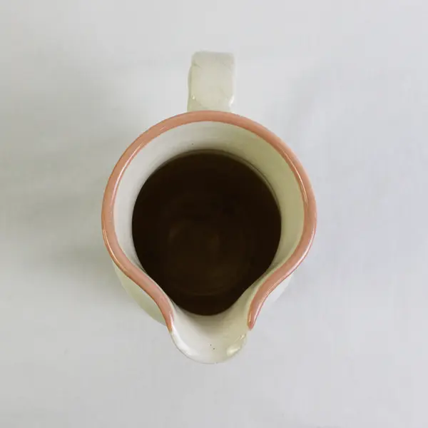 Handmade Studio Pottery Pastel Cloud Design Pitcher Creamer 5"