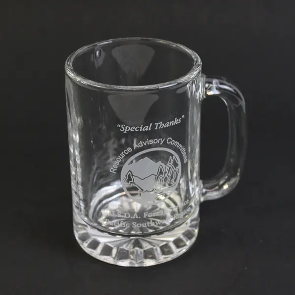 USDA Forest Service Pacific Southwest Region Clear Glass Mug