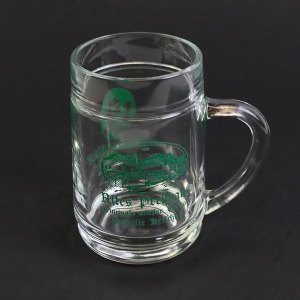 Romerquelle Altes Prekhaus Grinzing Germany Clear Glass Mug