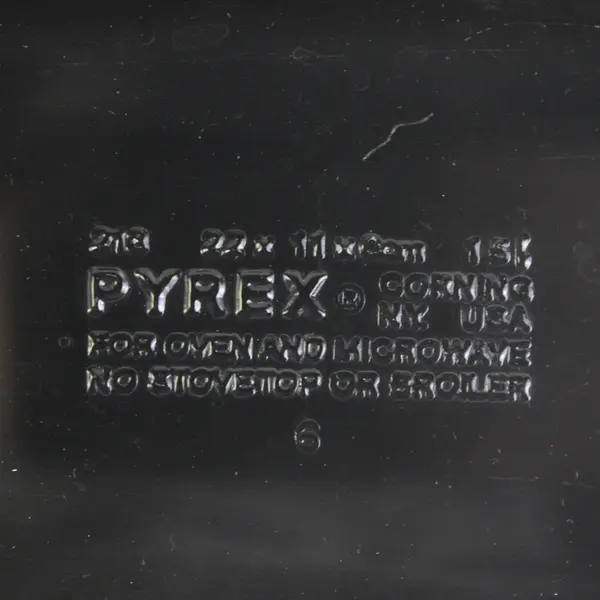 Pyrex 213 Clear Glass 1.5 Qt Loaf Pan Baking Dish No Lid
