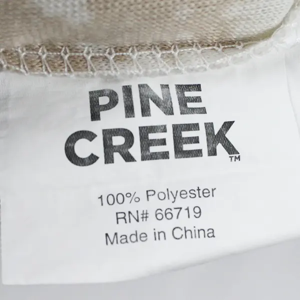 Lot Of 2 Pine Creek Matching Beige Pillowcases 20.5" x 30" 100% Polyester