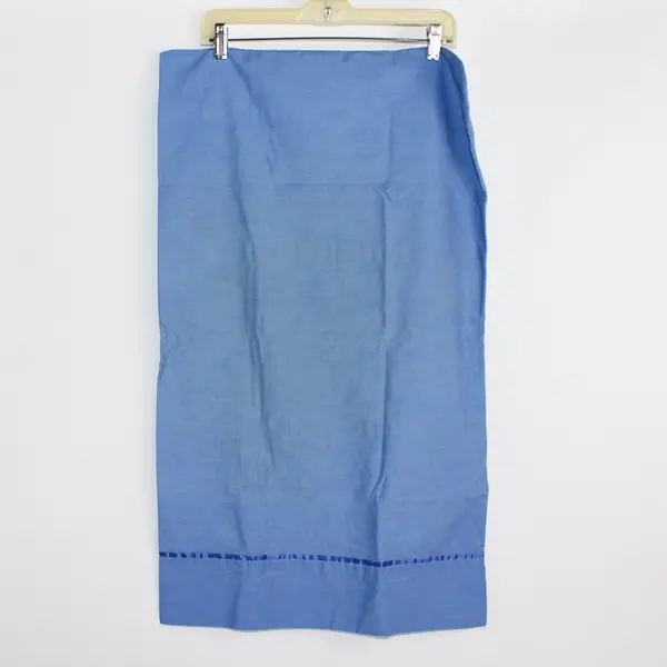 Lot Of 2 J. P. Stevens & Co Solid Blue Color Matching Pillowcases 20" x 32.5"