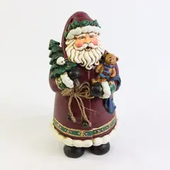 Christmas Holiday Santa Decorative Figurine 9"