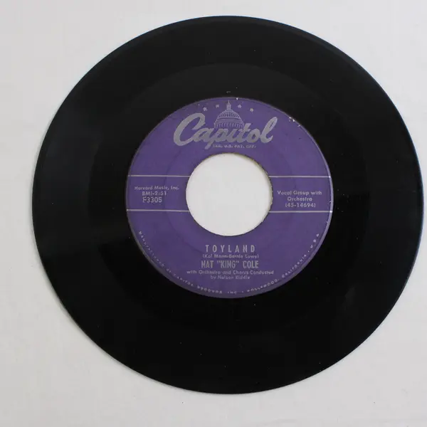 Nat King Cole "Toyland / I'm Gonna Laugh You Right Out Of My Life" Record