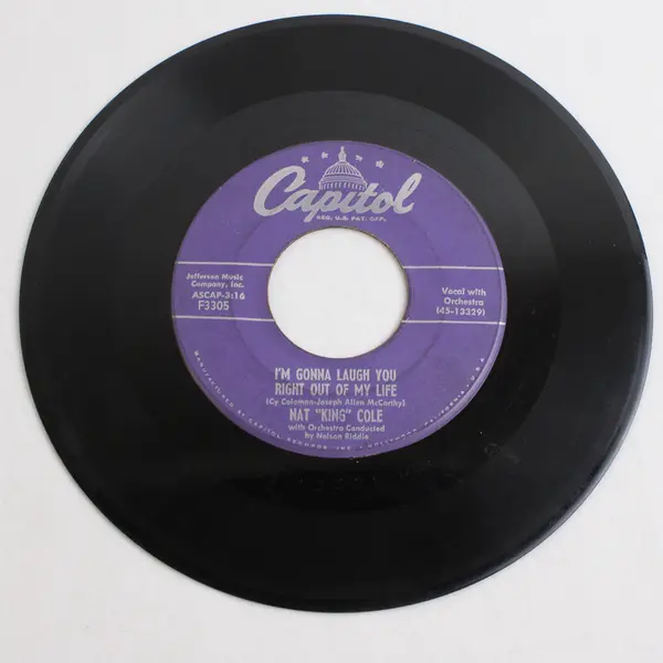 Nat King Cole "Toyland / I'm Gonna Laugh You Right Out Of My Life" Record