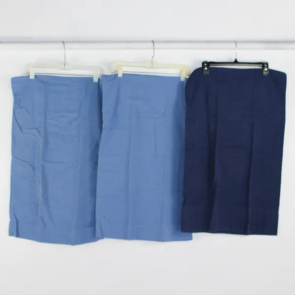 Lot Of 3 Assorted Brands Dark & Light Blue Pillowcases
