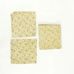 Lot of 3 Vintage Handkerchiefs 13" x 11.5"