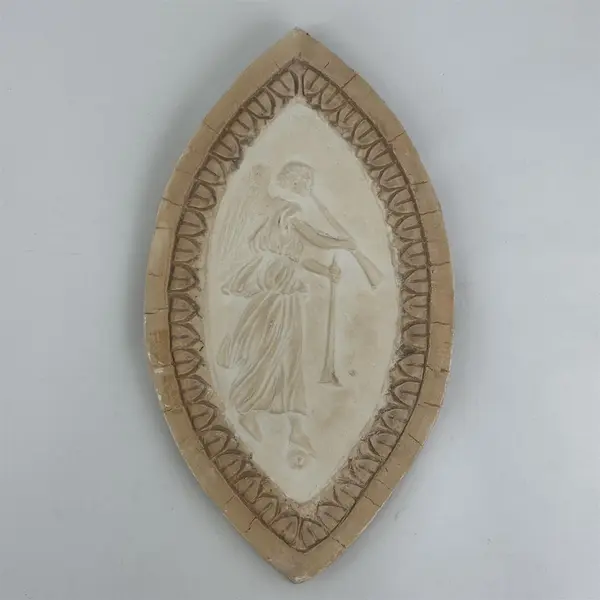 1982 MMA Victory With Two Trumpets Stucco Plaque By Giovanni da Udine