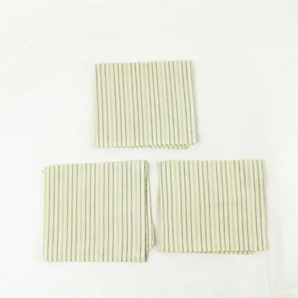 Lot of 3 Vintage Handkerchiefs 13.5x12 