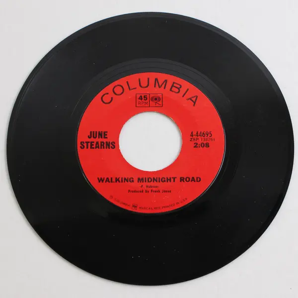 June Stearns Walking Midnight Road / Plastic Saddle Columbia Records