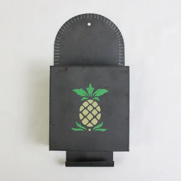Current Inc. Pineapple Wall Hanging Tin Memo Note Holder