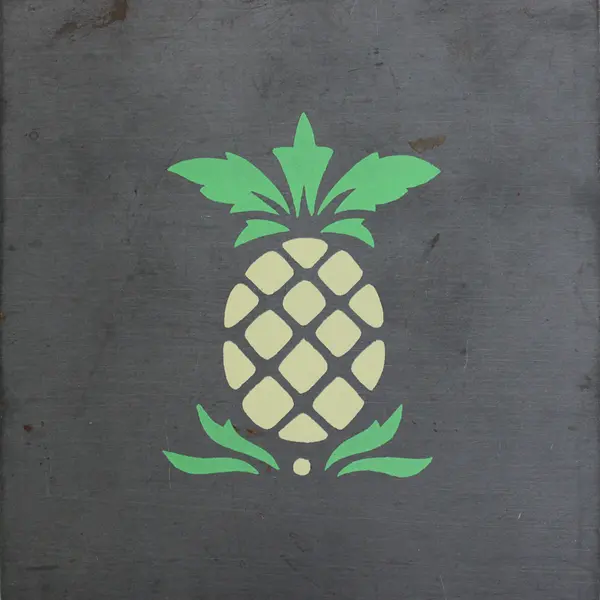 Current Inc. Pineapple Wall Hanging Tin Memo Note Holder