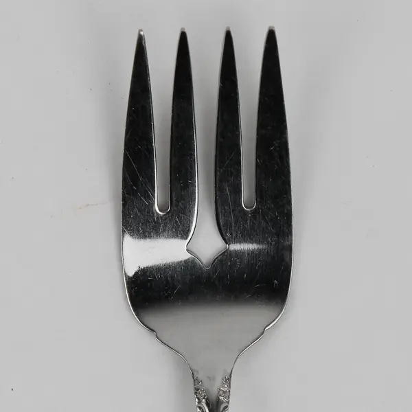 Lot of 2 Oneida Chateau Stainless Steel 8.5" Cold Meat Serving Forks