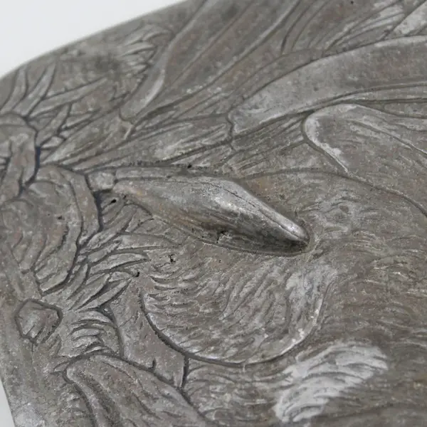 1993 Arthur Court 12x12 Square Embossed Bunny Rabbit Serving Platter or Tray 