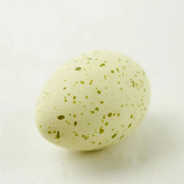 Speckled Yellow Egg-Shaped Mineral Rock Specimen Collectible
