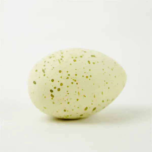 Speckled Yellow Egg-Shaped Mineral Rock Specimen Collectible