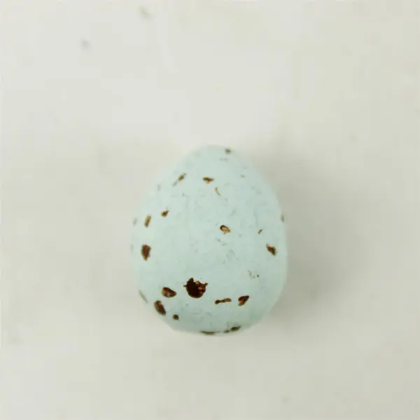Small Blue with Brown Speckles Egg-Shaped Polished Stone Mineral 1in