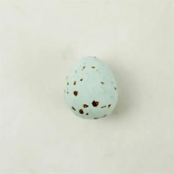Small Blue with Brown Speckles Egg-Shaped Polished Stone Mineral 1in