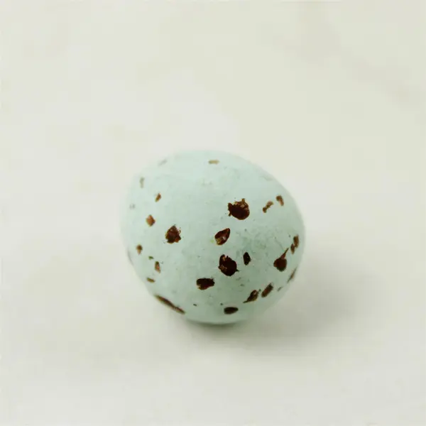 Small Blue with Brown Speckles Egg-Shaped Polished Stone Mineral 1in