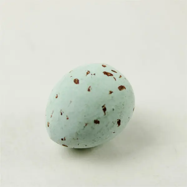 Small Blue with Brown Speckles Egg-Shaped Polished Stone Mineral 1in