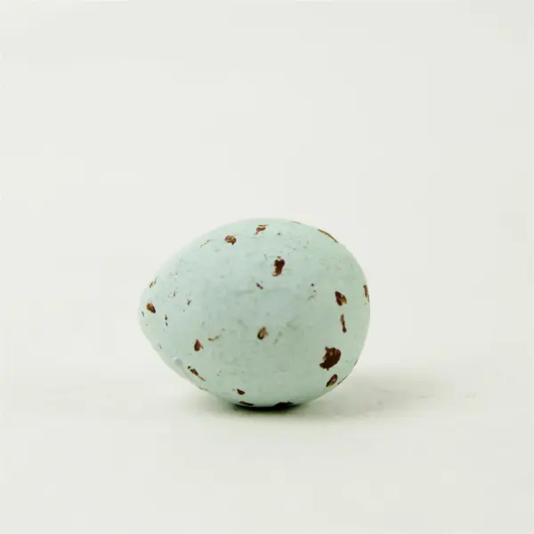 Small Blue with Brown Speckles Egg-Shaped Polished Stone Mineral 1in