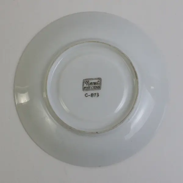 Vintage Norcrest Fine China 50th Anniversary Plate Gold Trim 6" Diameter
