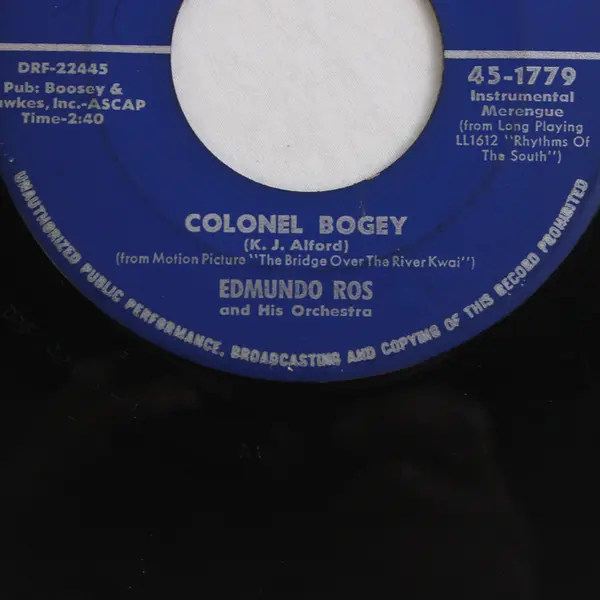 Edmundo Ros and his Orchestra Spanish Gypsy Dance London Records 7"