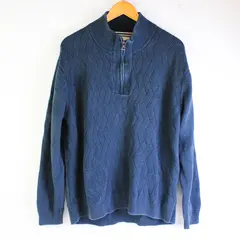 Weatherproof Vintage Navy Blue 1/4-Zip Sweater Men's Size XLT