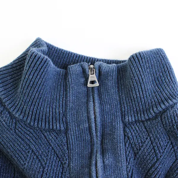 Weatherproof Vintage Navy Blue 1/4-Zip Sweater Men's Size XLT