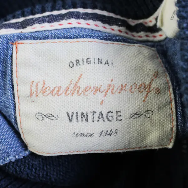 Weatherproof Vintage Navy Blue 1/4-Zip Sweater Men's Size XLT