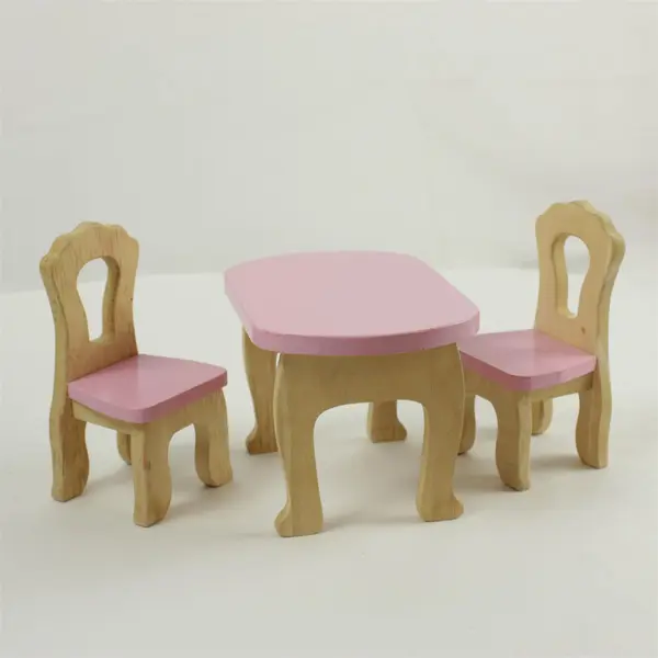 Lot of 8 Wooden Dollhouse Furniture Miniatures Accessories