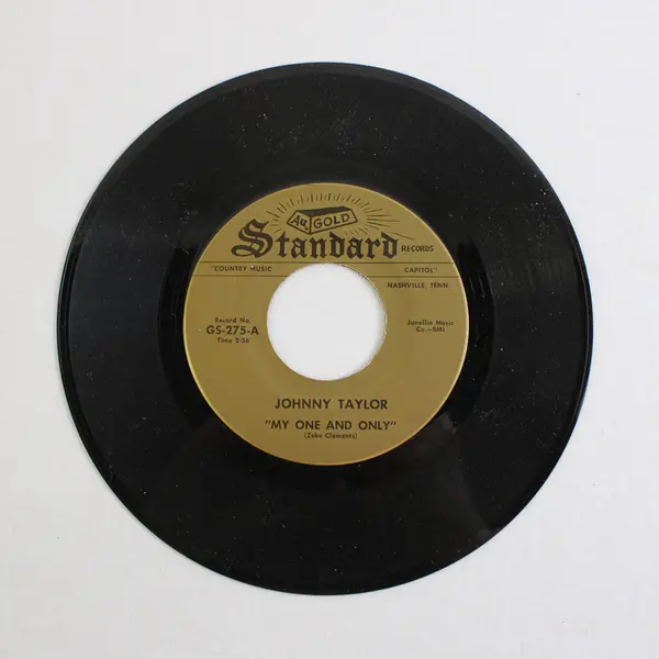 Johnny Taylor Gold Standard Record 7" Vinyl  GS-275