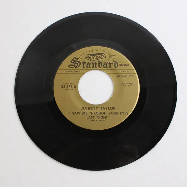 Johnny Taylor Gold Standard Record 7" Vinyl  GS-275