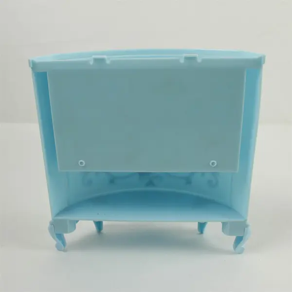 Lot of 2 Dollhouse Furniture Plastic Couch Shelf Miniature